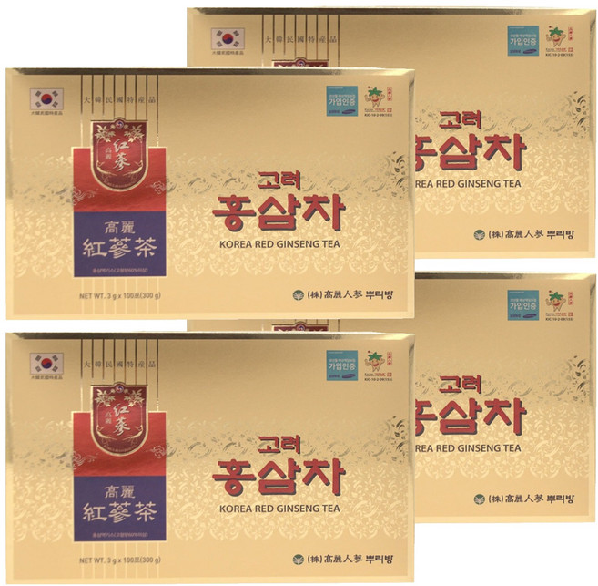 Koean Red Ginseng TEA 3g,100T(4BOX)