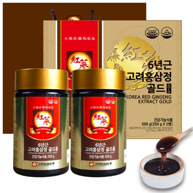 6-Years Red Ginseng Extract, 500g(1bottle)