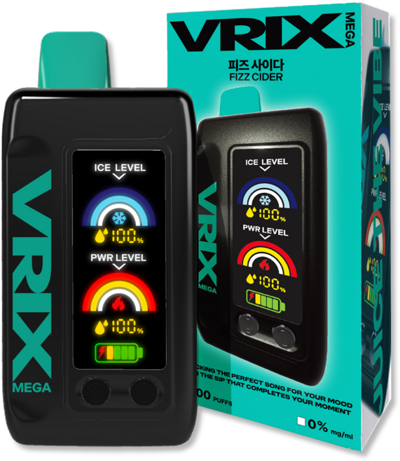 VRIX Vapo 50000 puff, FIZZ CIDER
