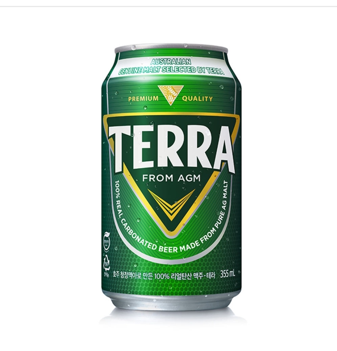 Korean Beer TERRA Can (355ml,24ea)