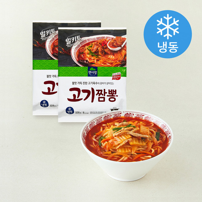 Meet Jjambong 358g,2pcs(Meal kit)